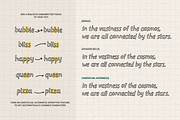 Elastique Stylo Spike - Outline Font, a Slab Serif Font by type peace (Thumbnail 3 of 14)