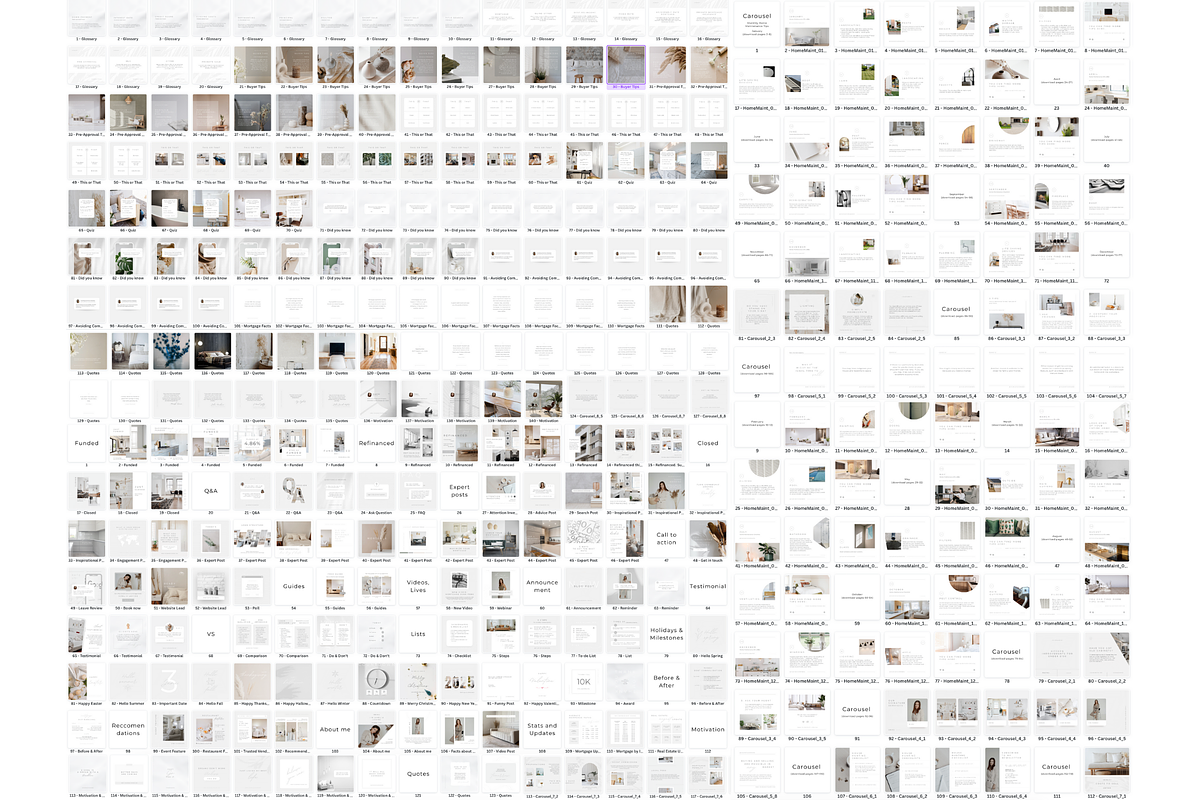 350 Mortgage Broker Posts Templates, a Social Media Template by ZoaniDesign (Photo 9 of 10)