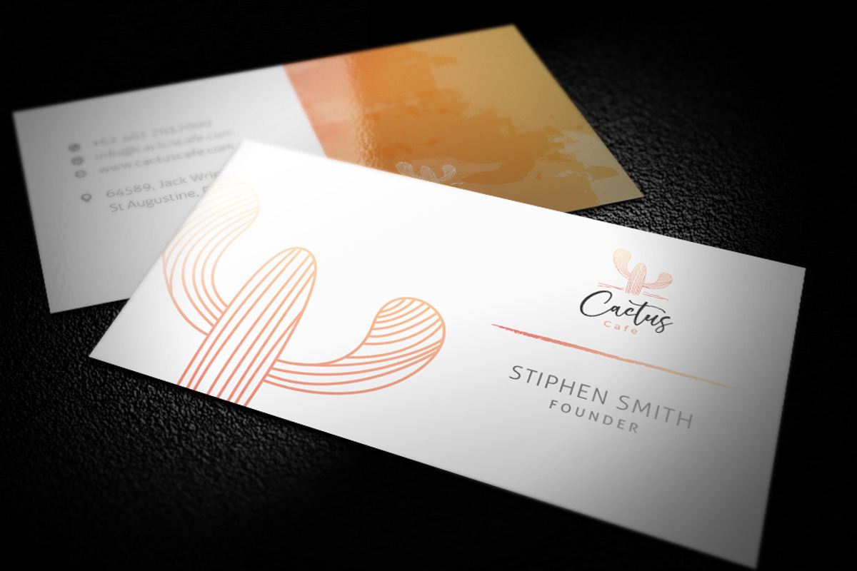 Cactus Cafe, a Branding & Logo Template by Cre8iveSense (Photo 2 of 4)