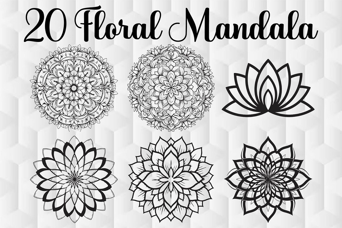 Floral Mandala, an Object Graphic by Designer_Momina (Photo 1 of 19)