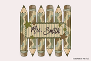 Camo Back to School Pencil Png, an Object Illustration by Clipart Bloom (Thumbnail 1 of 3)