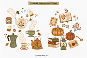 Cozy Autumn Rituals – Vector Clipart, a Decorative Illustration by Jenny Quince (Thumbnail 4 of 12)