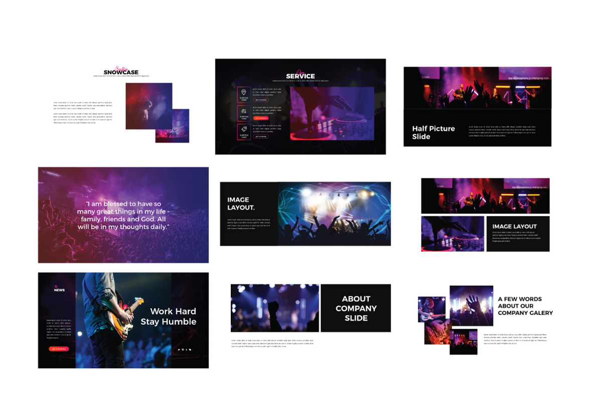 Madness Keynote Template, a Presentation Template by Dirtytemp Studio (Photo 3 of 6)