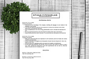 Resume Template Ethan, a Resume Template by Resume Template Shoppe (Thumbnail 3 of 4)