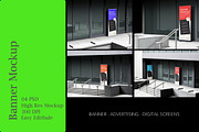 Banner Mockup, an Advertising Mockup by Sosuna Studio (Thumbnail 1 of 5)