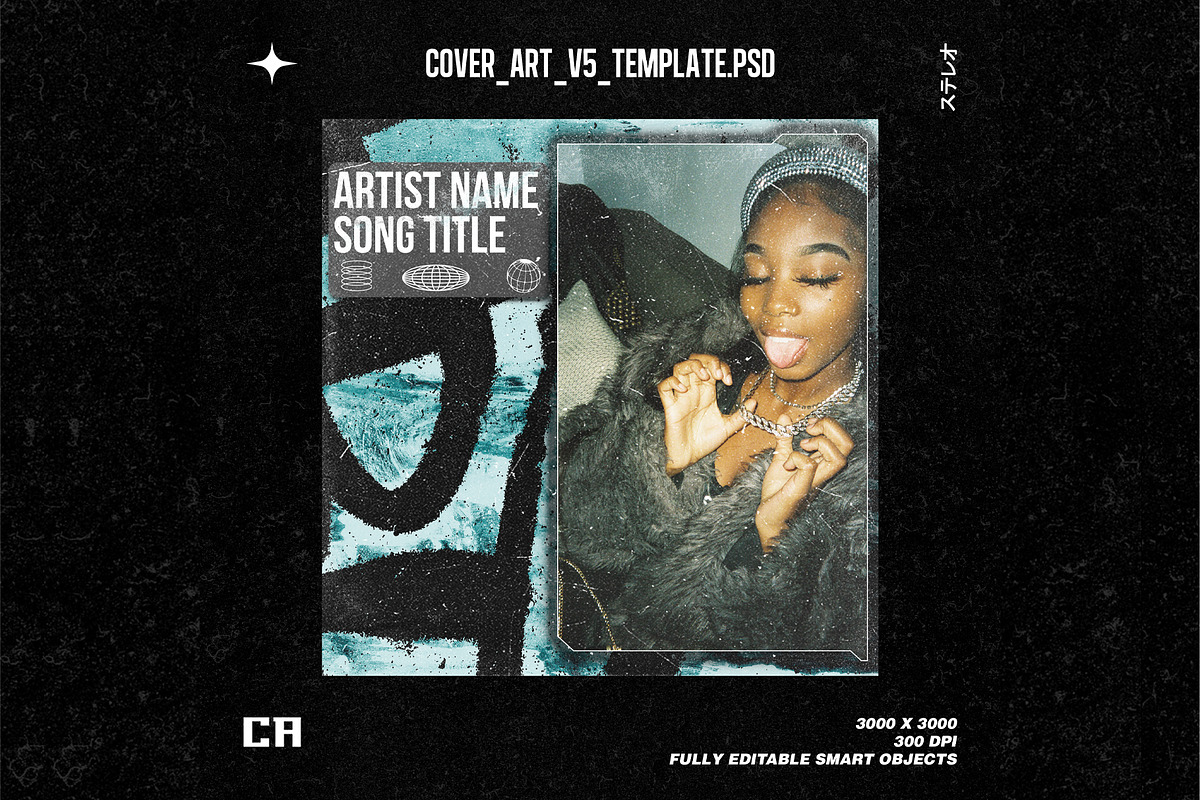 COVER ART TEMPLATE V5, a Templates & Theme by castanearias (Photo 1 of 3)