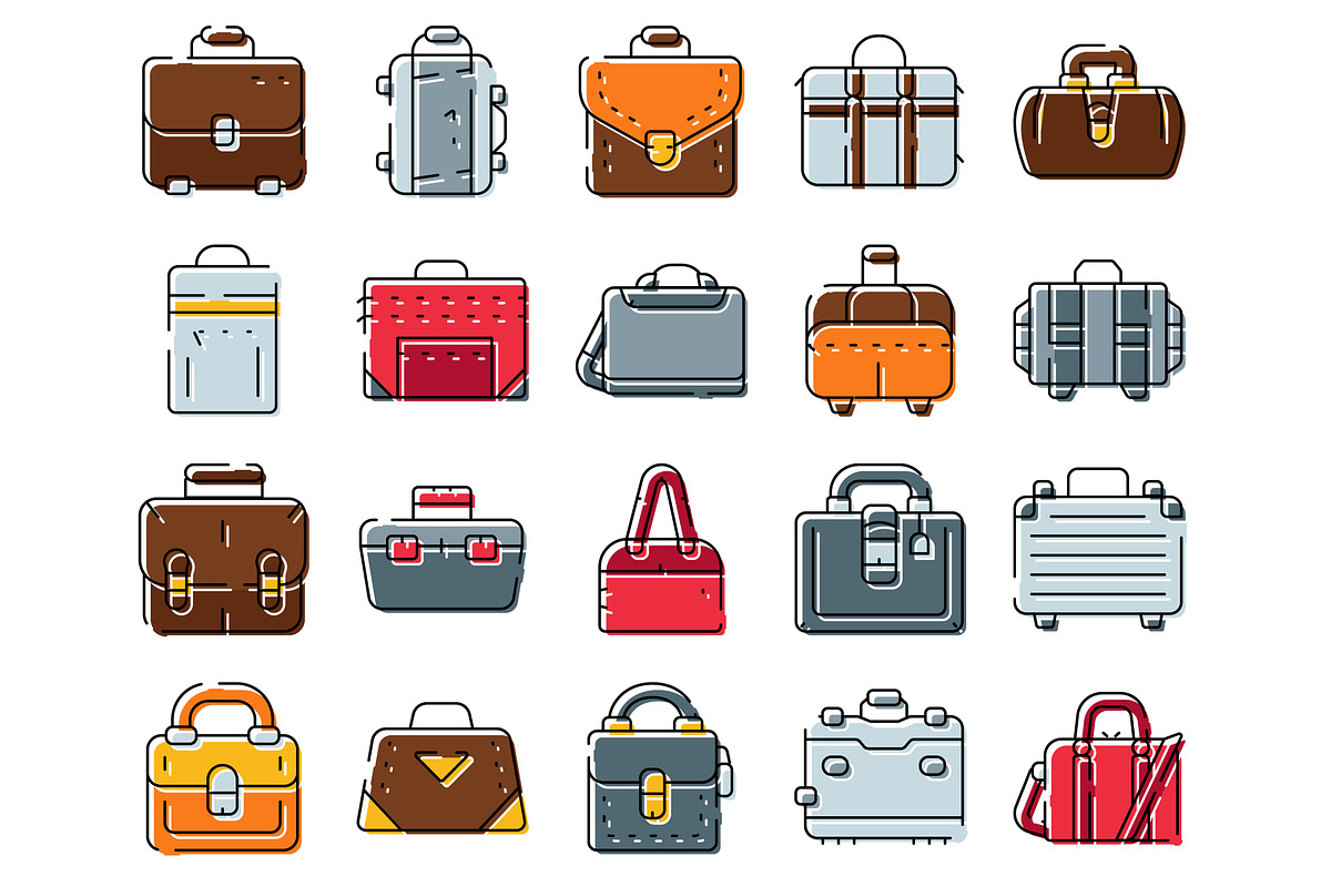 Collection of travel luggage bags, an Object Graphic by pikepicture (Photo 2 of 3)