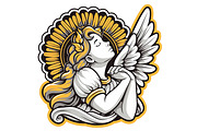 Heavenly Guardian Angel Illustration, a Person Illustration by Ghagra (Thumbnail 2 of 3)