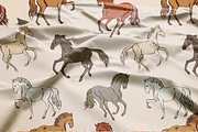 Horse vector seamless + clipart set, a Pattern Graphic by PatternsBlooming (Thumbnail 2 of 4)