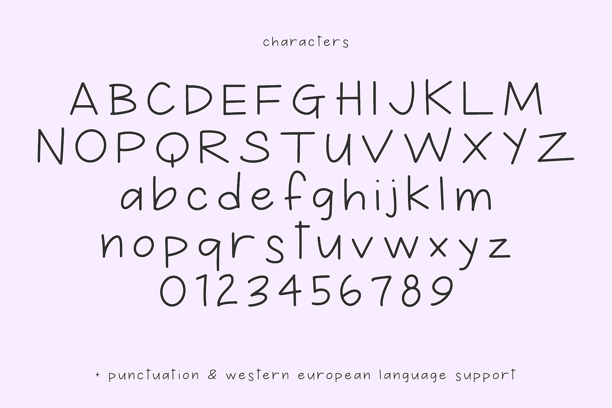 Oh Jellybeans Sans Font, a Handwritten Font by Beck McCormick (Photo 10 of 10)