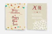 Christmas card templates. Invitation, an Invitation Template by DikayaMiau (Thumbnail 1 of 2)