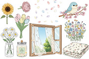 Hello Spring Easter Png Clipart, a Seasonal Illustration by Tanya Kart (Thumbnail 7 of 9)