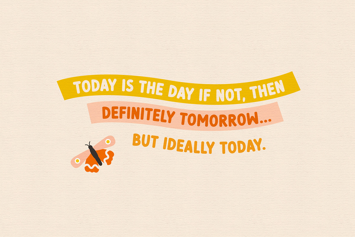 Little goose | Cute font, a Font by JuliaVolkova (Photo 11 of 11)