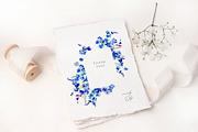 Forget-me-not watercolor, an Illustration by Olga Koelsch (Thumbnail 7 of 7)