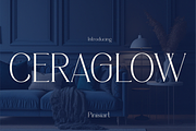 CERAGLOW, a Serif Font by Pinisi ART (Thumbnail 1 of 10)