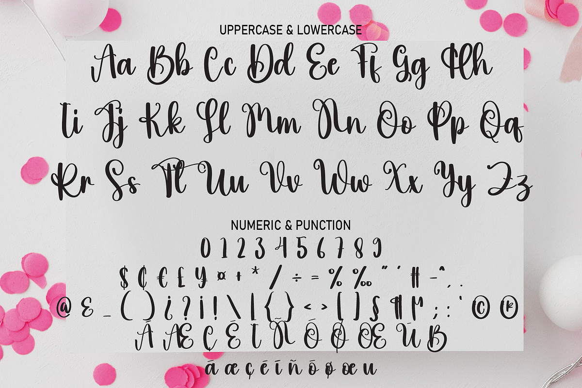 Holiday Birthday | Script Font, a Script Font by Scratchones (Photo 6 of 8)