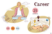 Career, a Person Illustration by Olillia (Thumbnail 5 of 11)