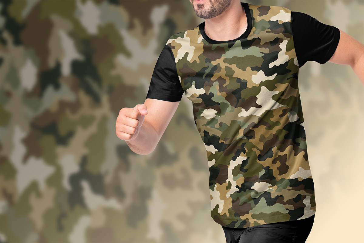 Camouflage Seamless Pattern, a Pattern Graphic by Forhadx5 (Photo 10 of 12)
