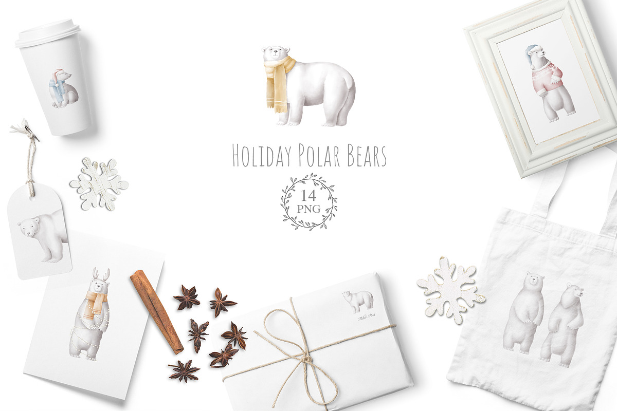 Snowy Season Bundle, an Illustration by Anastasiya Klempach (Photo 3 of 10)