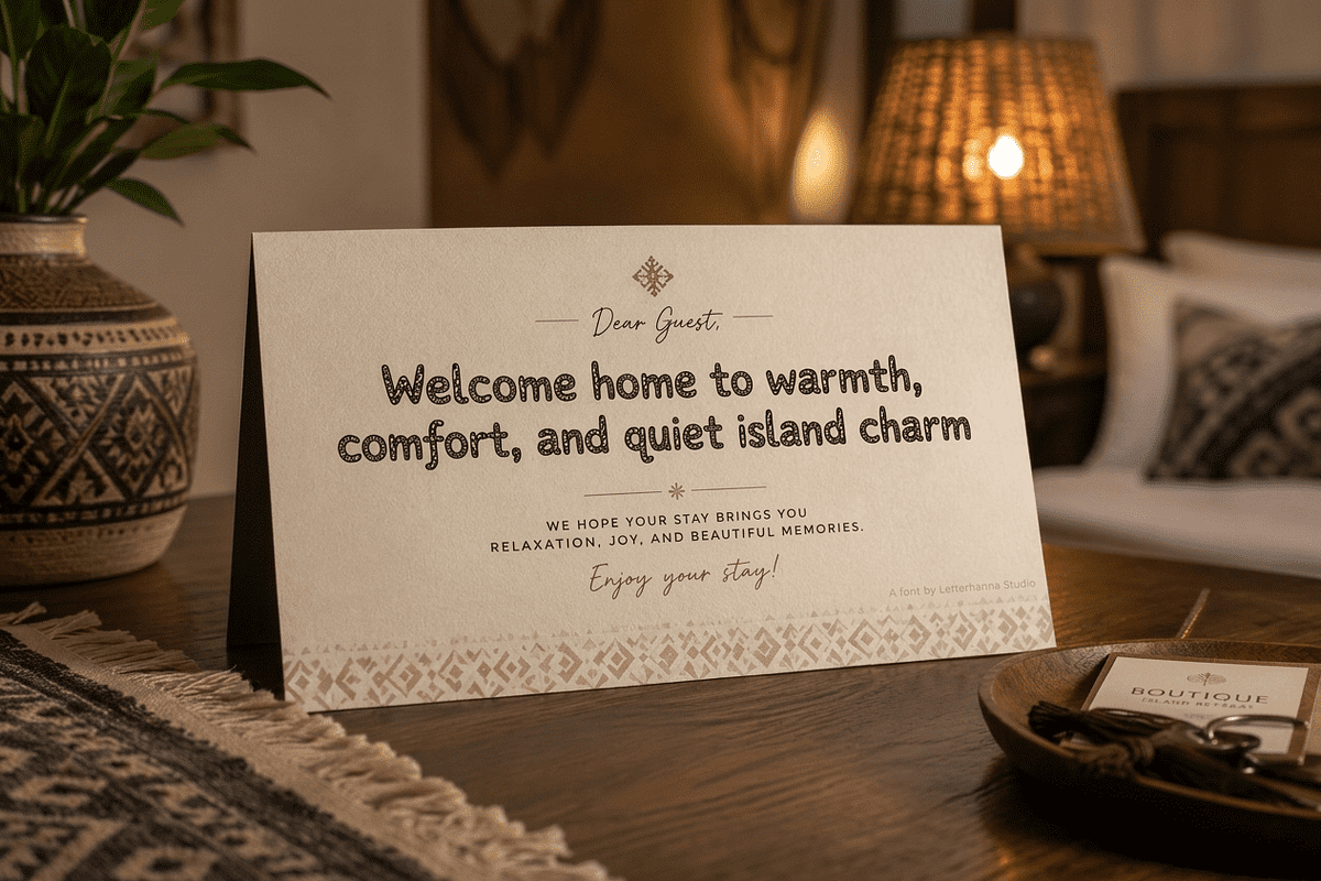 Batikaya: A Folk-Art Font, a Handwritten Font by Letterhanna Studio (Photo 4 of 9)