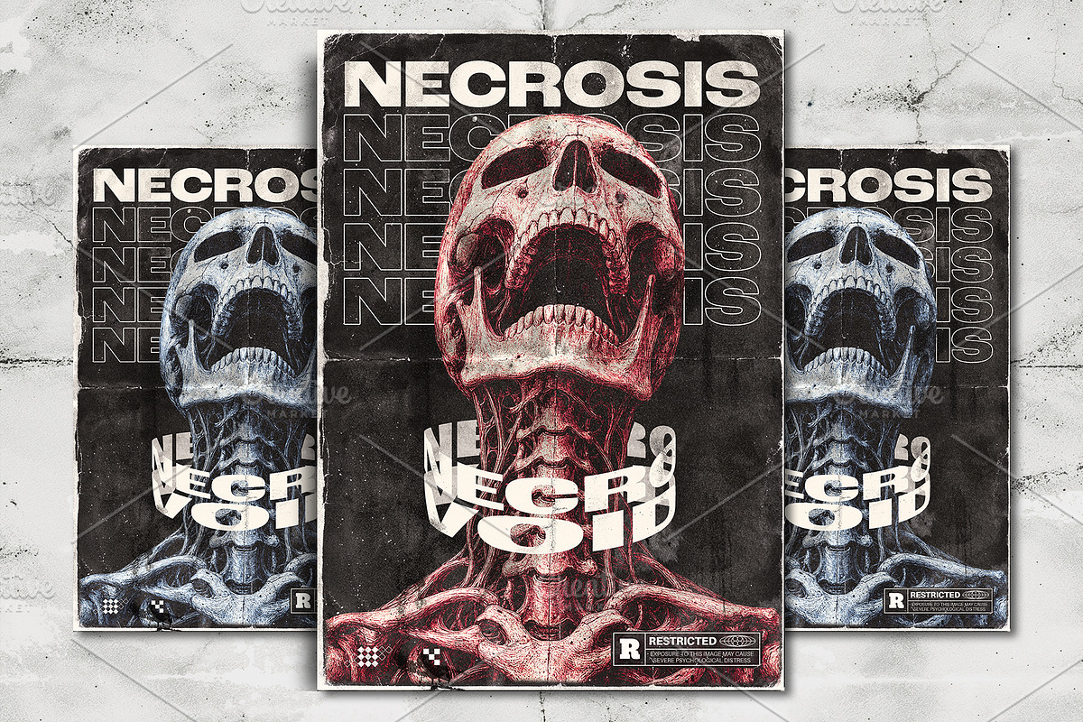 Brutalist Anomalies Poster Set, a Poster Template by Black Cat Studio (Photo 5 of 11)