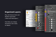 iPhone XS, XR Mockups PSD & Sketch, an iPhone Mockup by Ui Markets (Thumbnail 6 of 27)