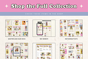 Canva Colorful Retro Branding Kit, a Branding & Logo Template by Branding Babe Co. (Thumbnail 9 of 9)