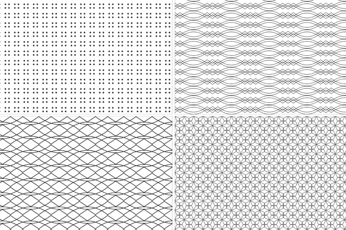 12 Seamless Geometric Patterns preview 4
