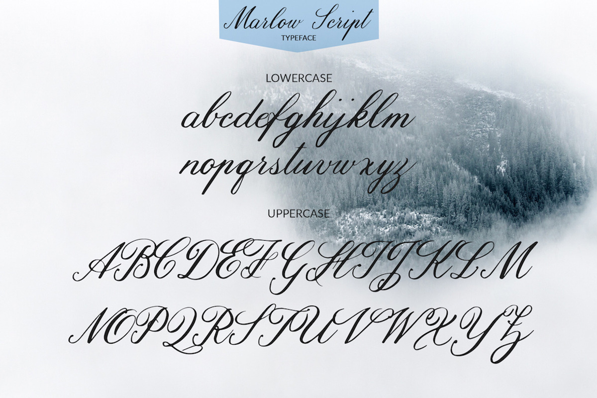 Marlow - Handmade Font preview 2