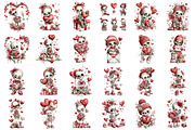 Skeleton Valentine Bundle Sublimatio, an Illustration by designcity5 (Thumbnail 2 of 5)