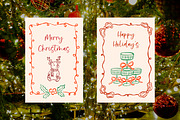 Christmas Wonderland hand drawn set, a Seasonal Illustration by Idressart (Thumbnail 10 of 13)
