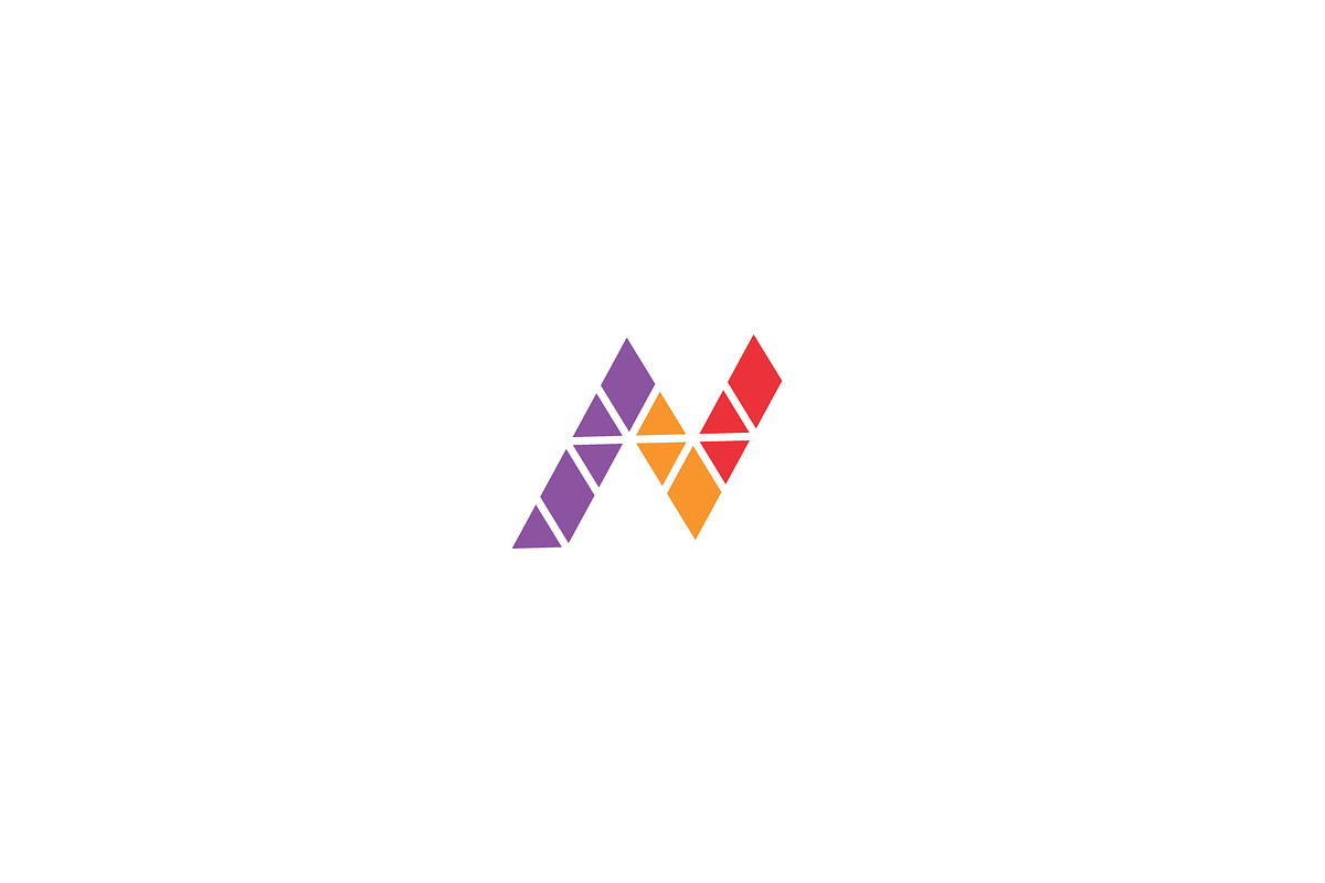 Letter M Pixel Logo, a Branding & Logo Template by Abir Hossain Waffi (Photo 1 of 4)