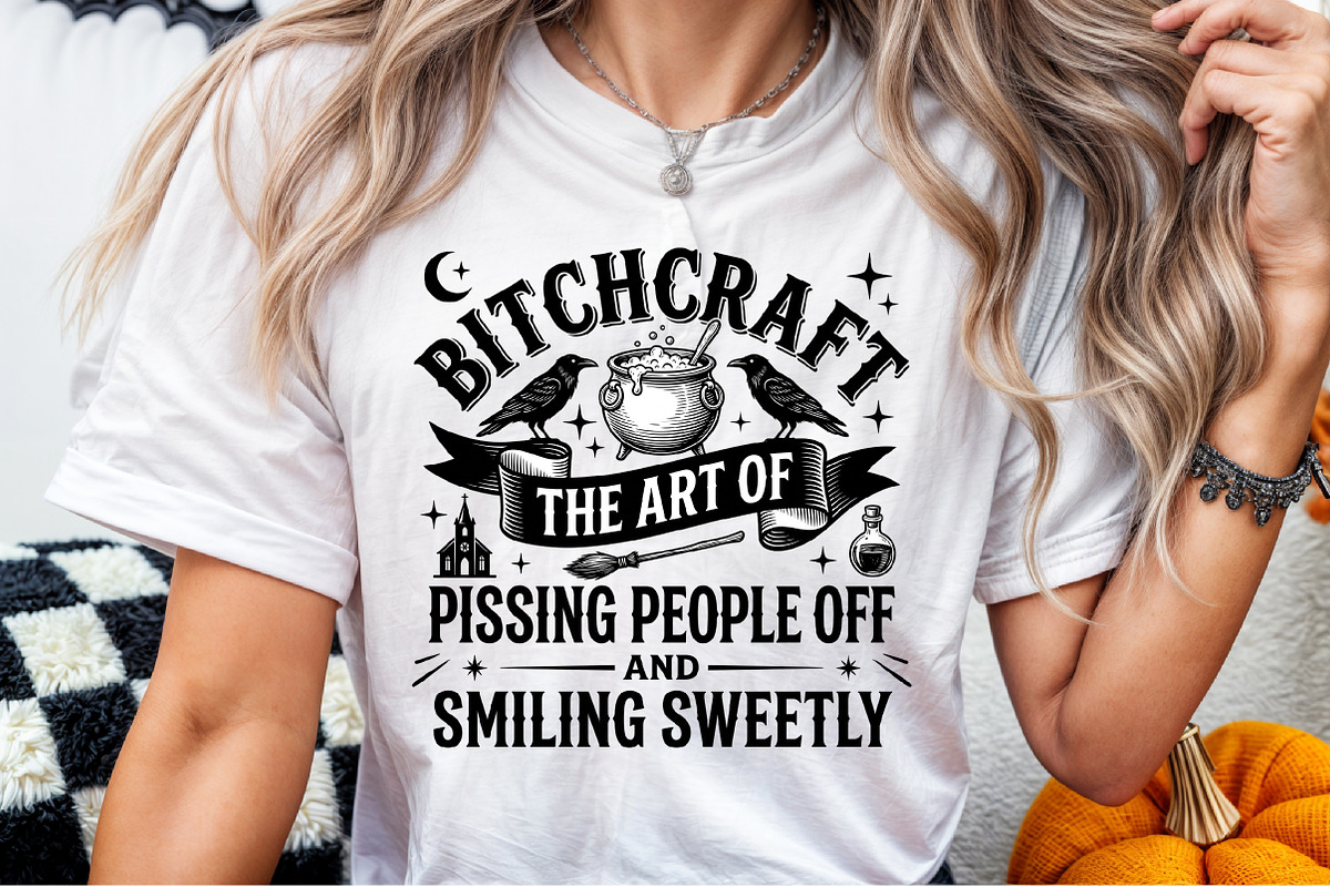 Funny Halloween PNG, Witch Png, a Work Illustration by Sublimation Artist (Photo 6 of 9)