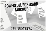 Powerful Postcard Mockup, a Print Template by manfredicalamai (Thumbnail 1 of 4)