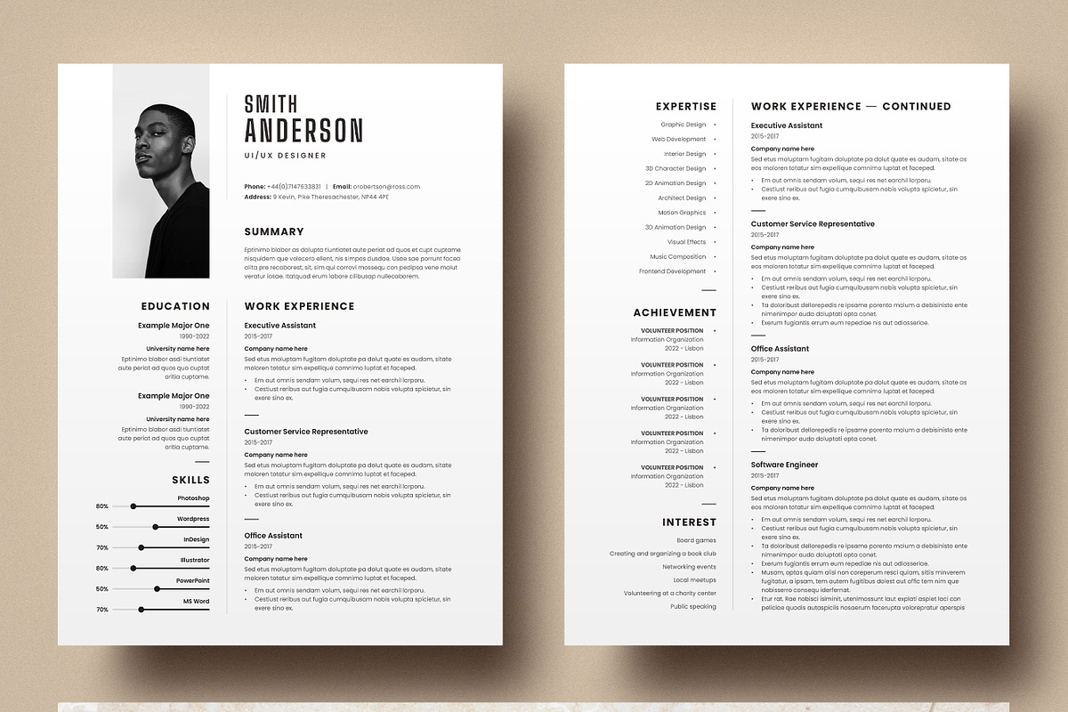 ATS Compatible Resume Template, a Resume Template by Niofix (Photo 2 of 6)