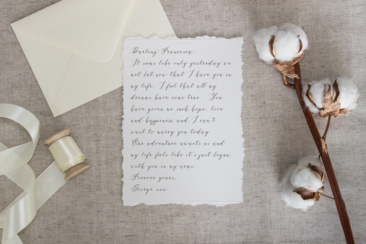 Serenity & Olivia Calligraphy Font, a Script Font by Fine Art Design Studio (Photo 17 of 19)