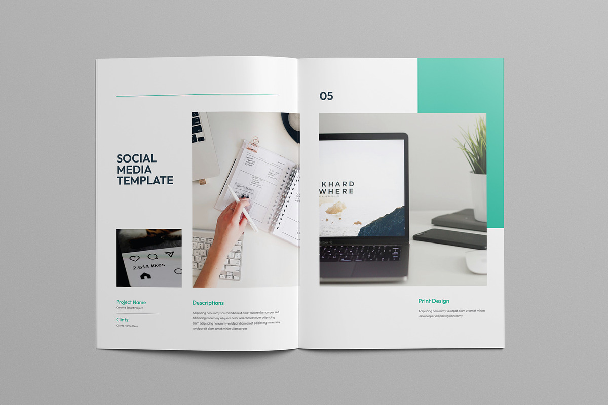 Graphic Design Portfolio, a Brochure Template by Pixelpick (Photo 8 of 8)