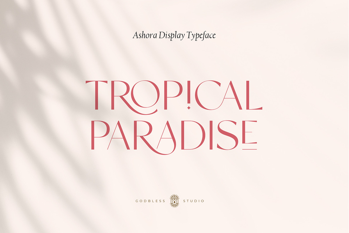 Ashora - Display Typeface, a Sans Serif Font by Godbless Studio (Photo 8 of 16)