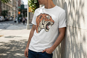 Roaring Tiger PNG, Wild Animal Art,, an Illustration by SharpMarketplace (Thumbnail 2 of 4)