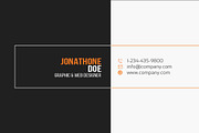 Clean Business Card, a Business Card Template by DesignGhar (Thumbnail 5 of 7)