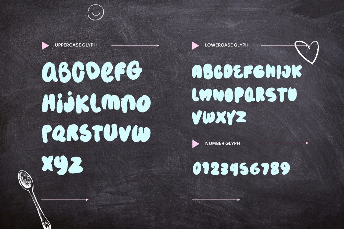 Chalcker - Chalk Brush Font, a Handwritten Font by Dhabee (Photo 3 of 10)