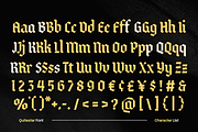 Quitestar – Modern Blackletter, a Blackletter Font by Typia Nesia (Thumbnail 11 of 12)