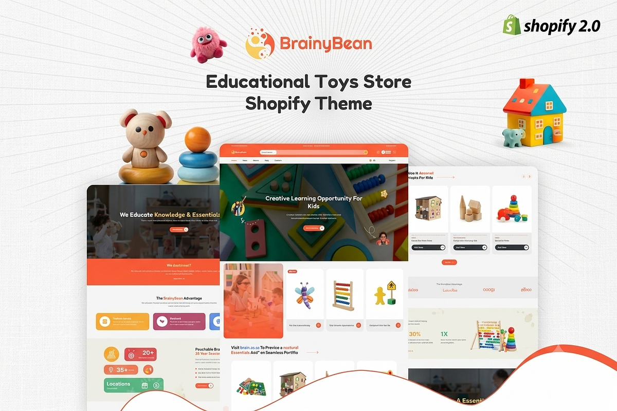 Brainybean Toys Store Shopify Theme, a Shopify Template by ThemesRain (Photo 1 of 3)