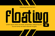 Following Harmony Font, a Sans Serif Font by 177Studio (Thumbnail 2 of 8)
