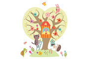 Big set of cute characters, an Animal Illustration by Anna Guz's Store (Thumbnail 7 of 7)