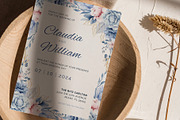 Floral Invitation Canva Template, an Invitation Template by microstd (Thumbnail 2 of 6)