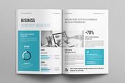 Company Profile & Report Template, a Brochure Template by E-Type (Thumbnail 6 of 13)