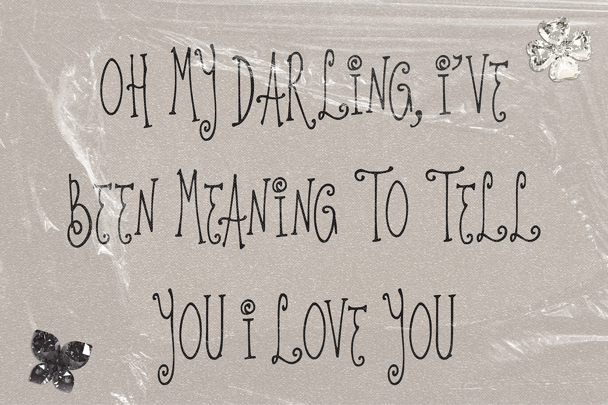 Drinks With Delphine Girly Display, a Handwritten Font by The October Creative (Photo 6 of 8)
