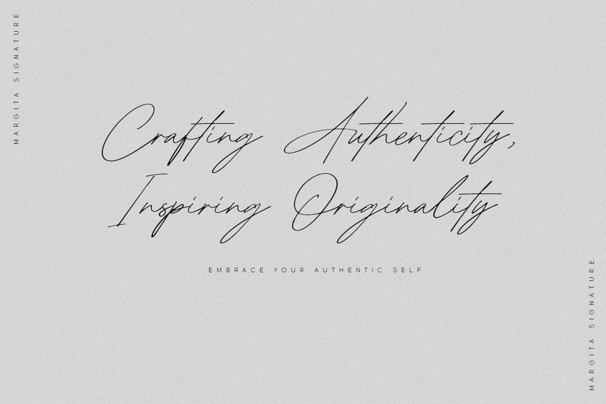 Margita Signature, a Script Font by Letterhend Studio (Photo 9 of 9)