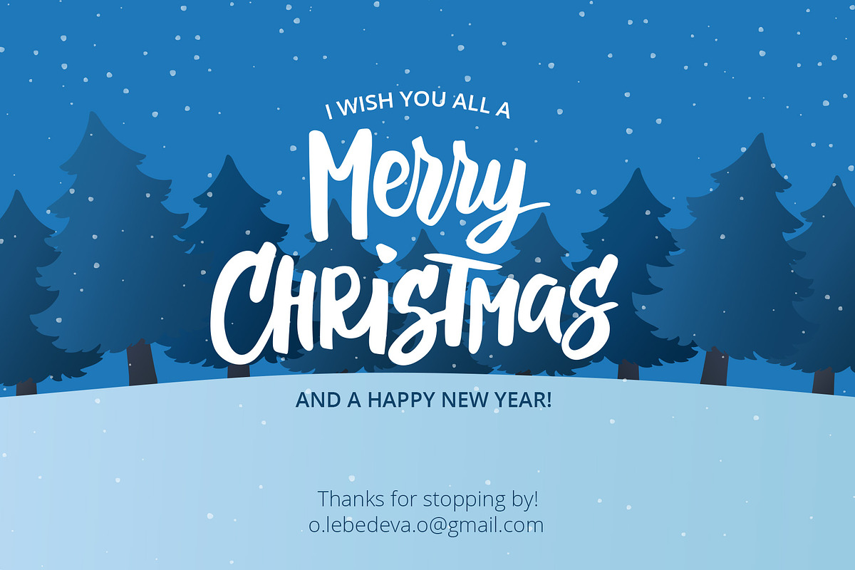 Christmas design collection, a Decorative Illustration by Olga Proz (Photo 11 of 11)